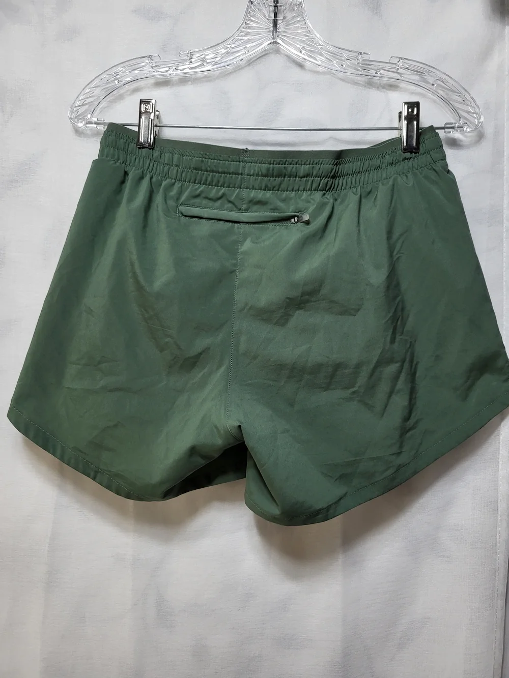 Nike Olive Green Women's Athletic Running Shorts